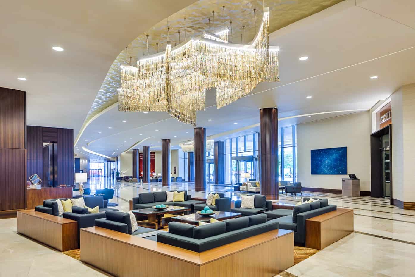 Contemporary hospitality interior